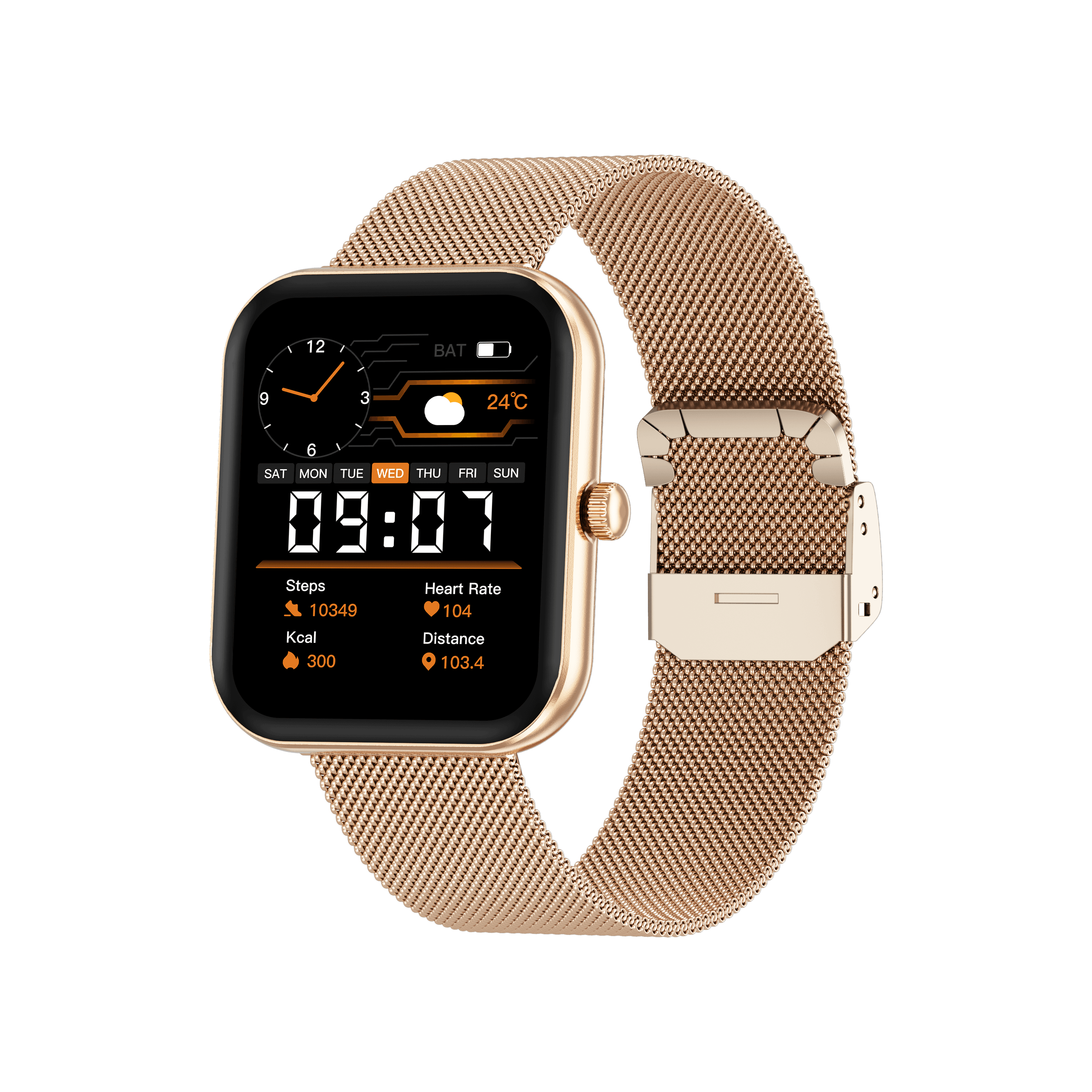DLD L02 Ultra-light and Ultra-thin, Full Aluminum Alloy Smartwatch 