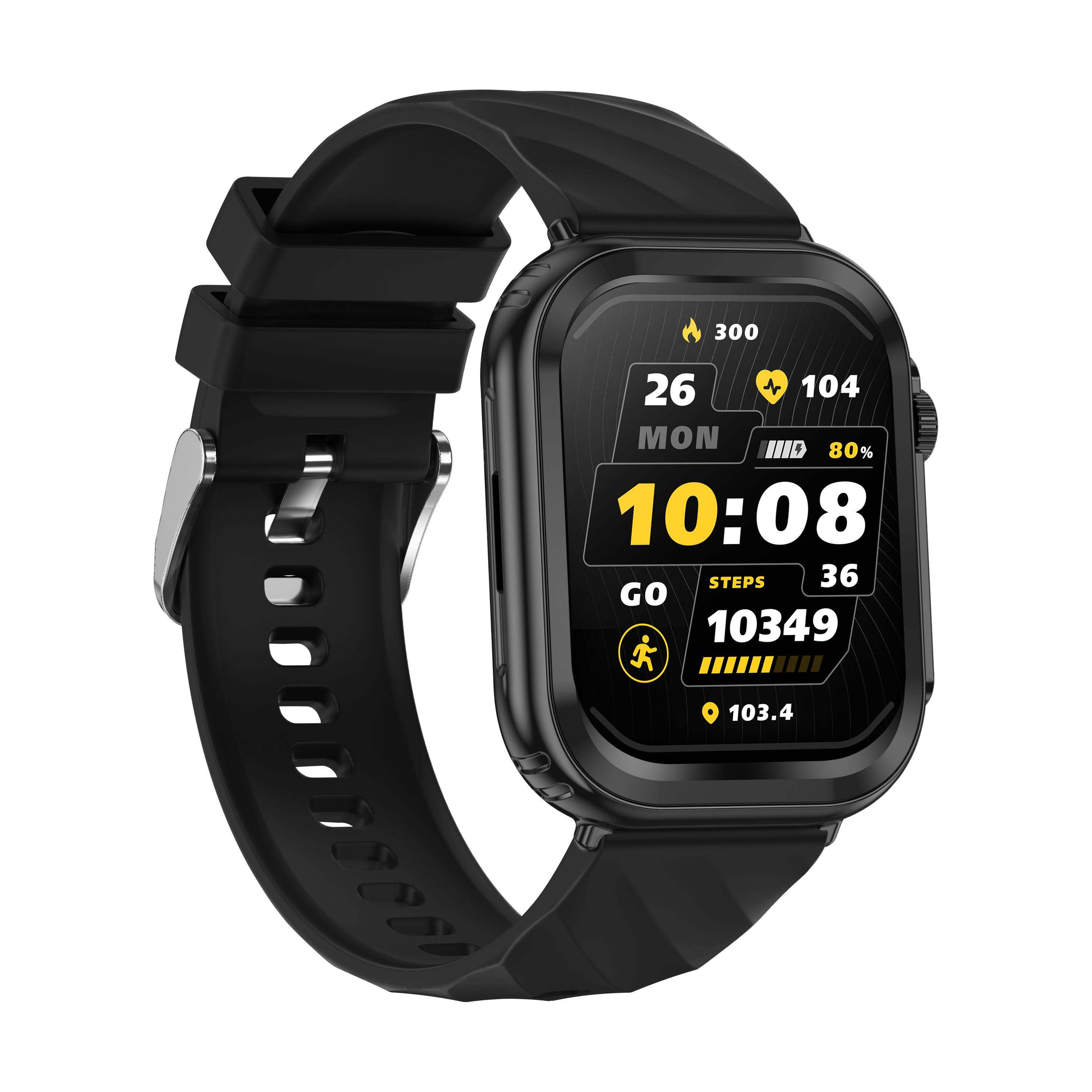 DLD D10 Large battery & Flashlight Smartwatch 2
