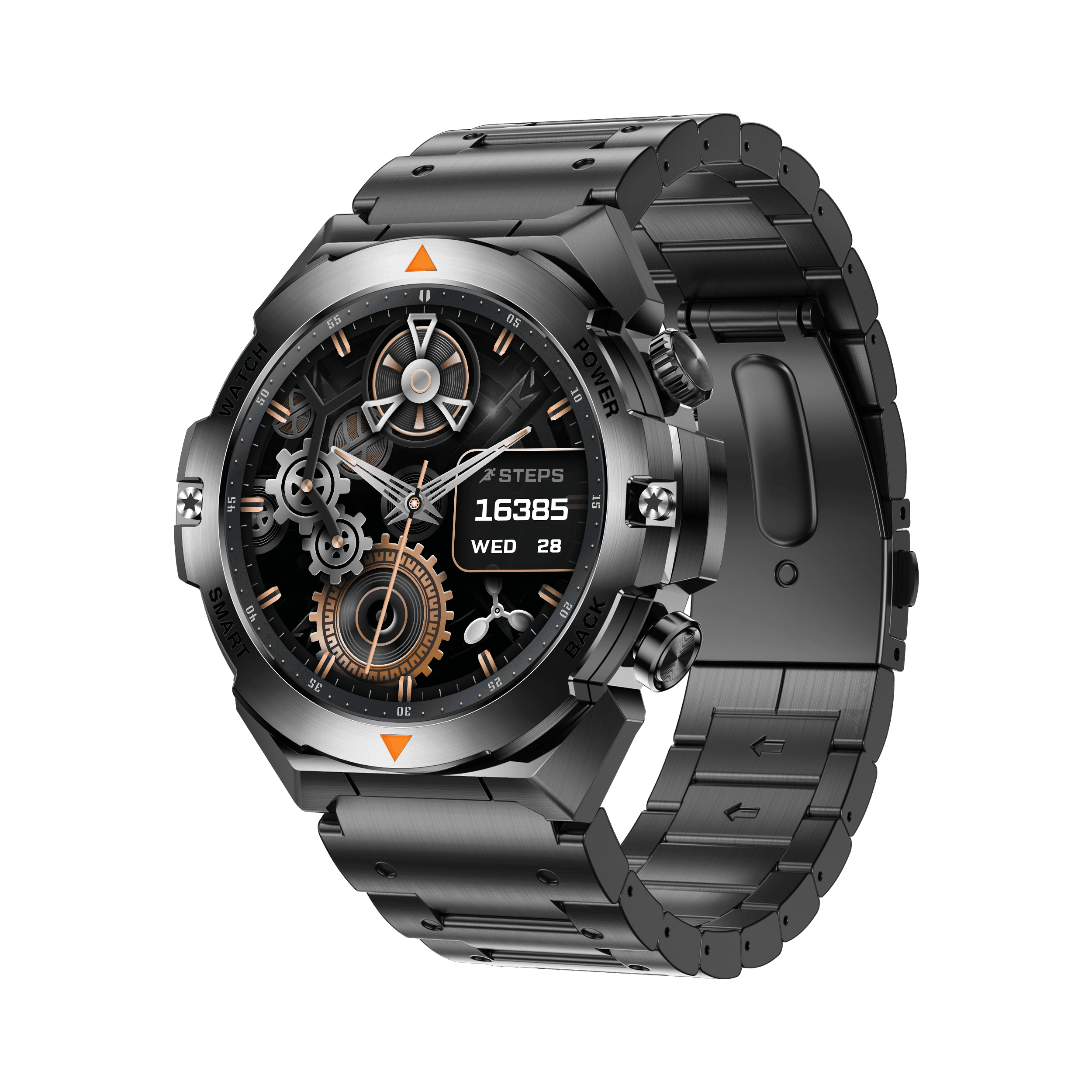 D01  Classic Look & Mechanical Smart Watch  5