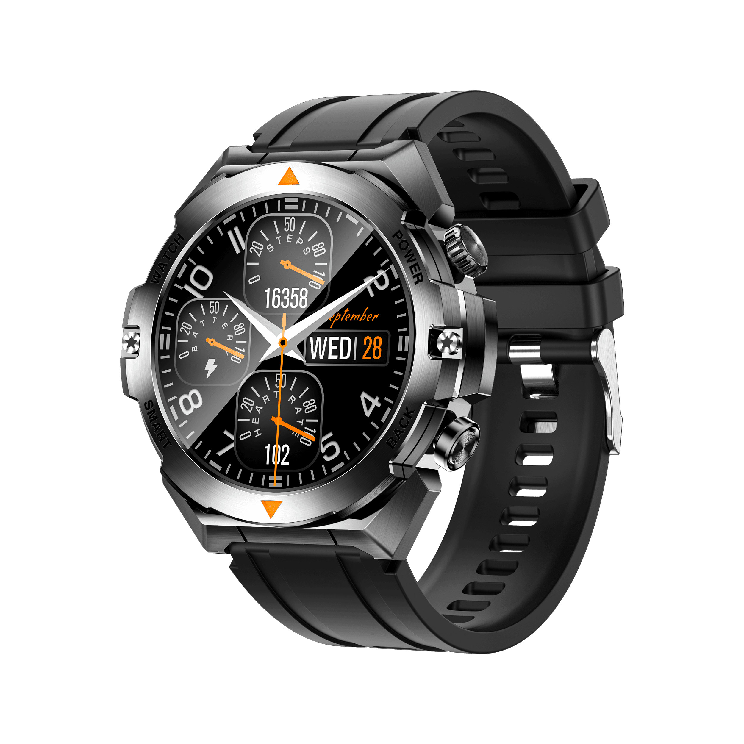 D01 Classic Look & Mechanical Smart Watch