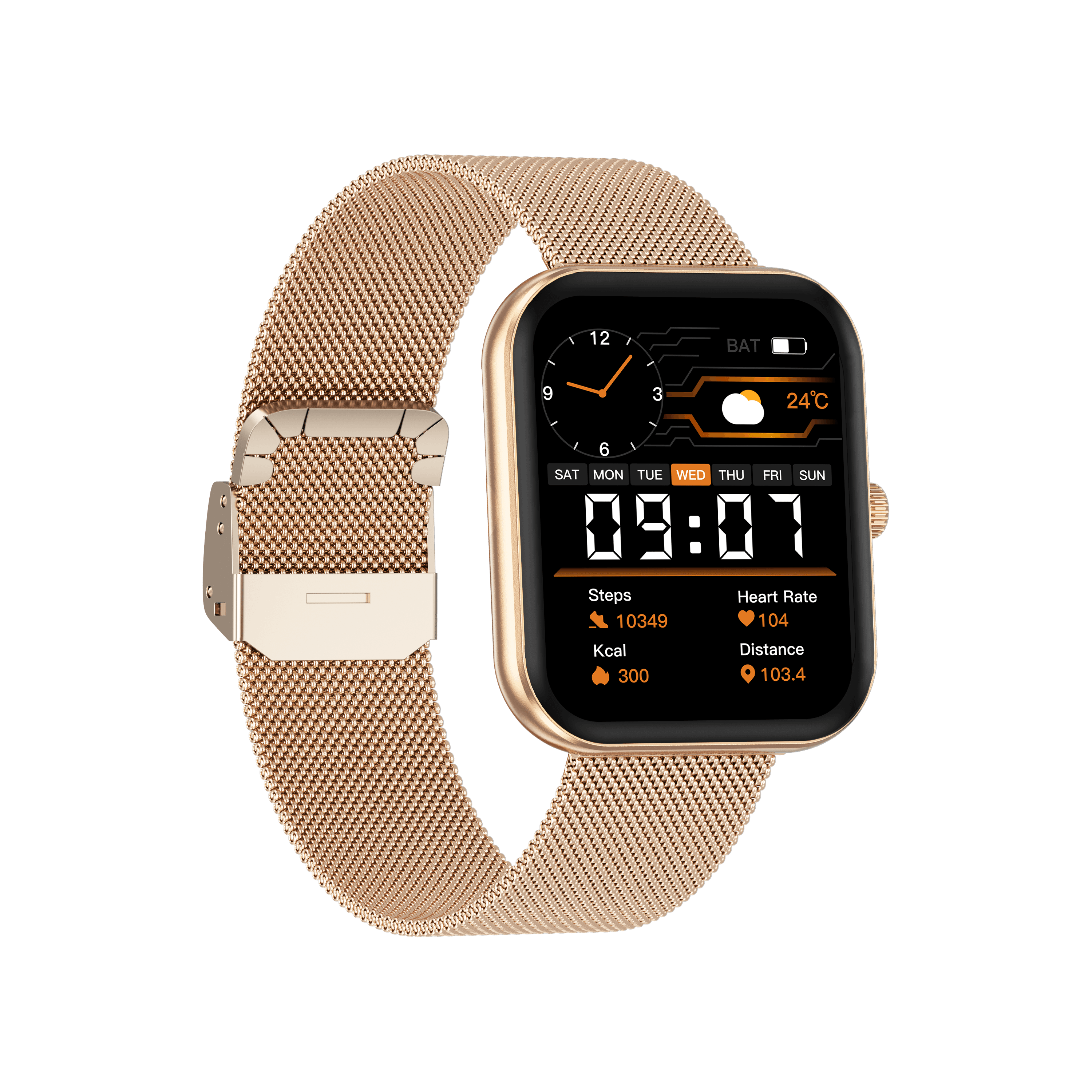 DLD L02 Ultra-light and Ultra-thin, Full Aluminum Alloy Smartwatch  5