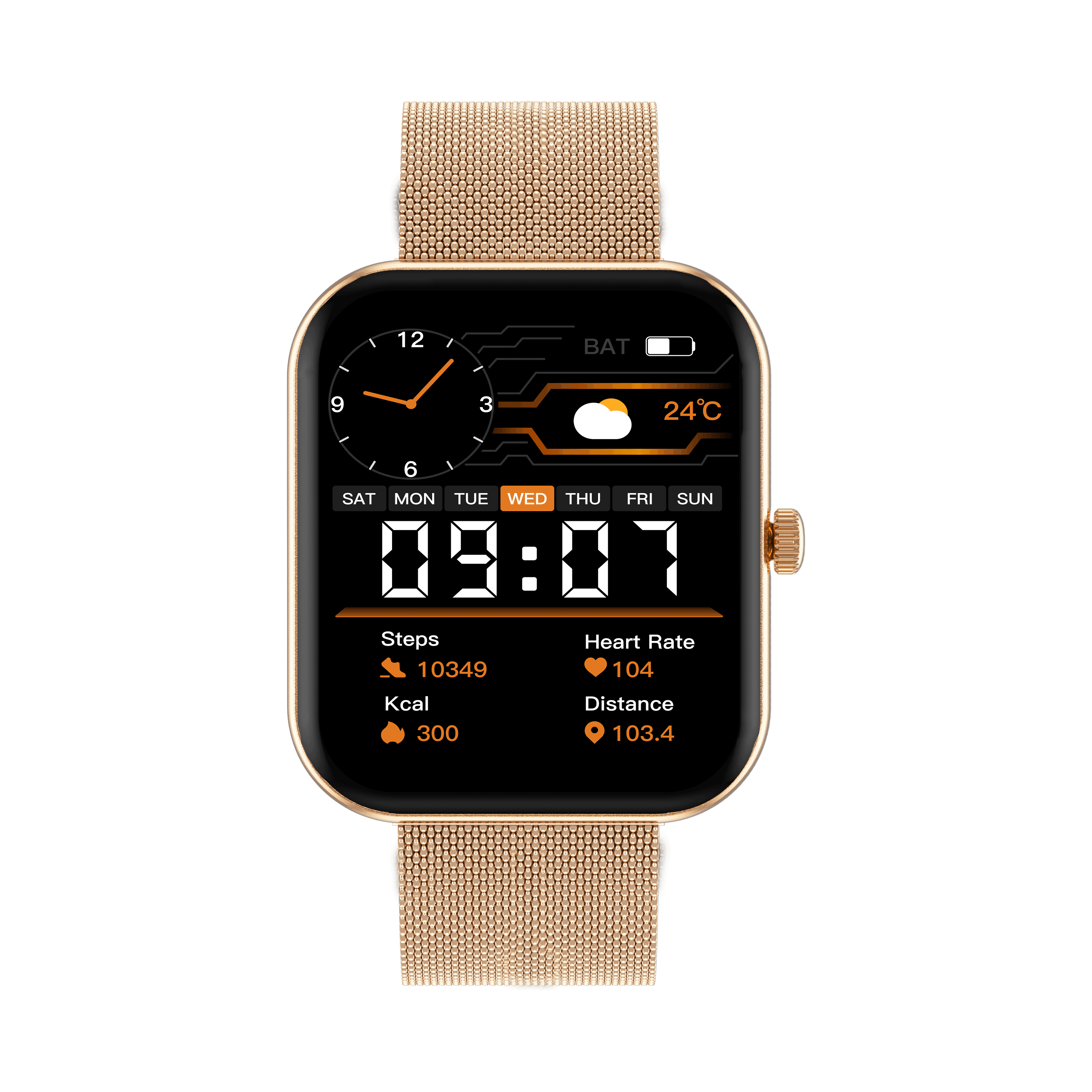 DLD L02 Ultra-light and Ultra-thin, Full Aluminum Alloy Smartwatch  2