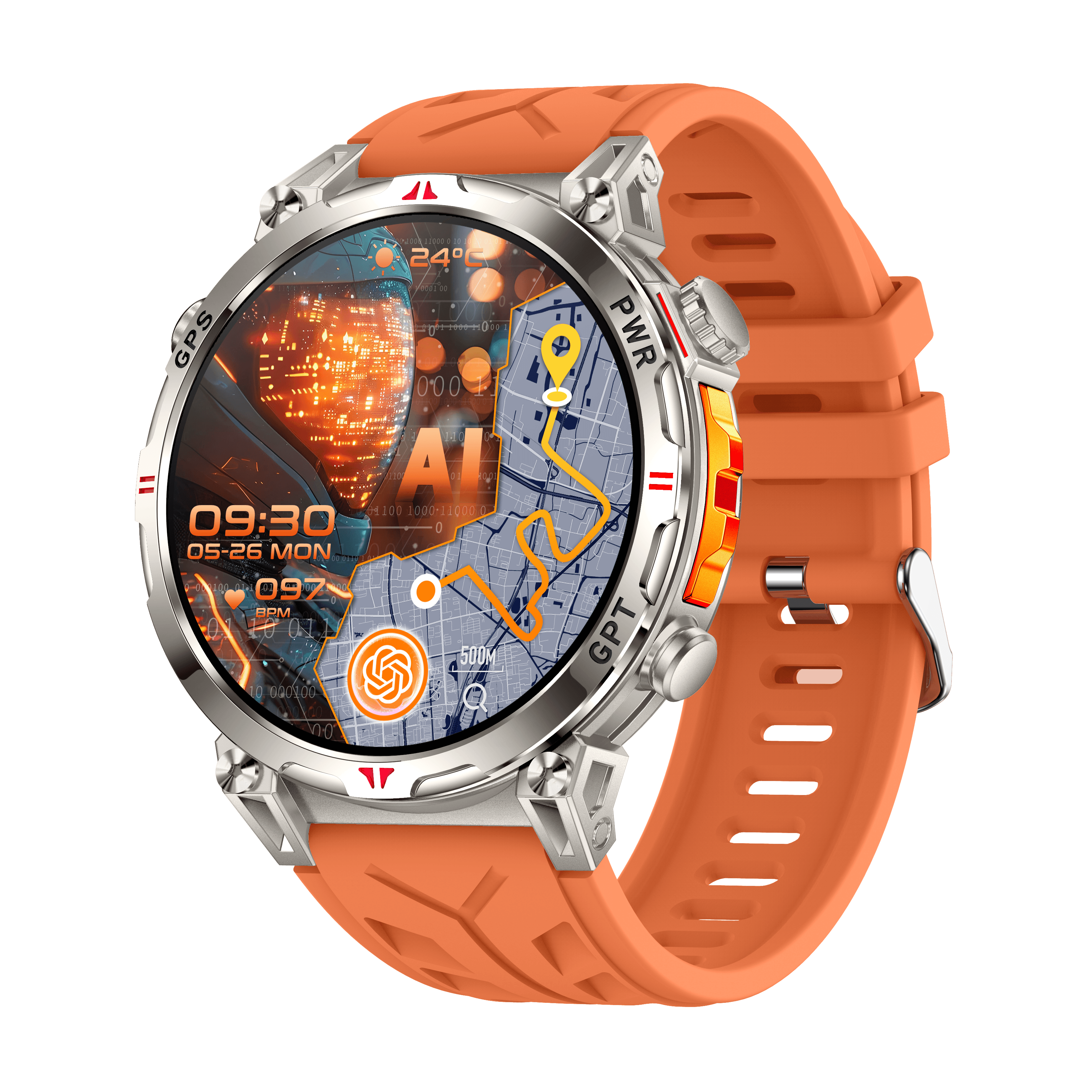 D193 GPS positioning Outdoor Smart Watch 2