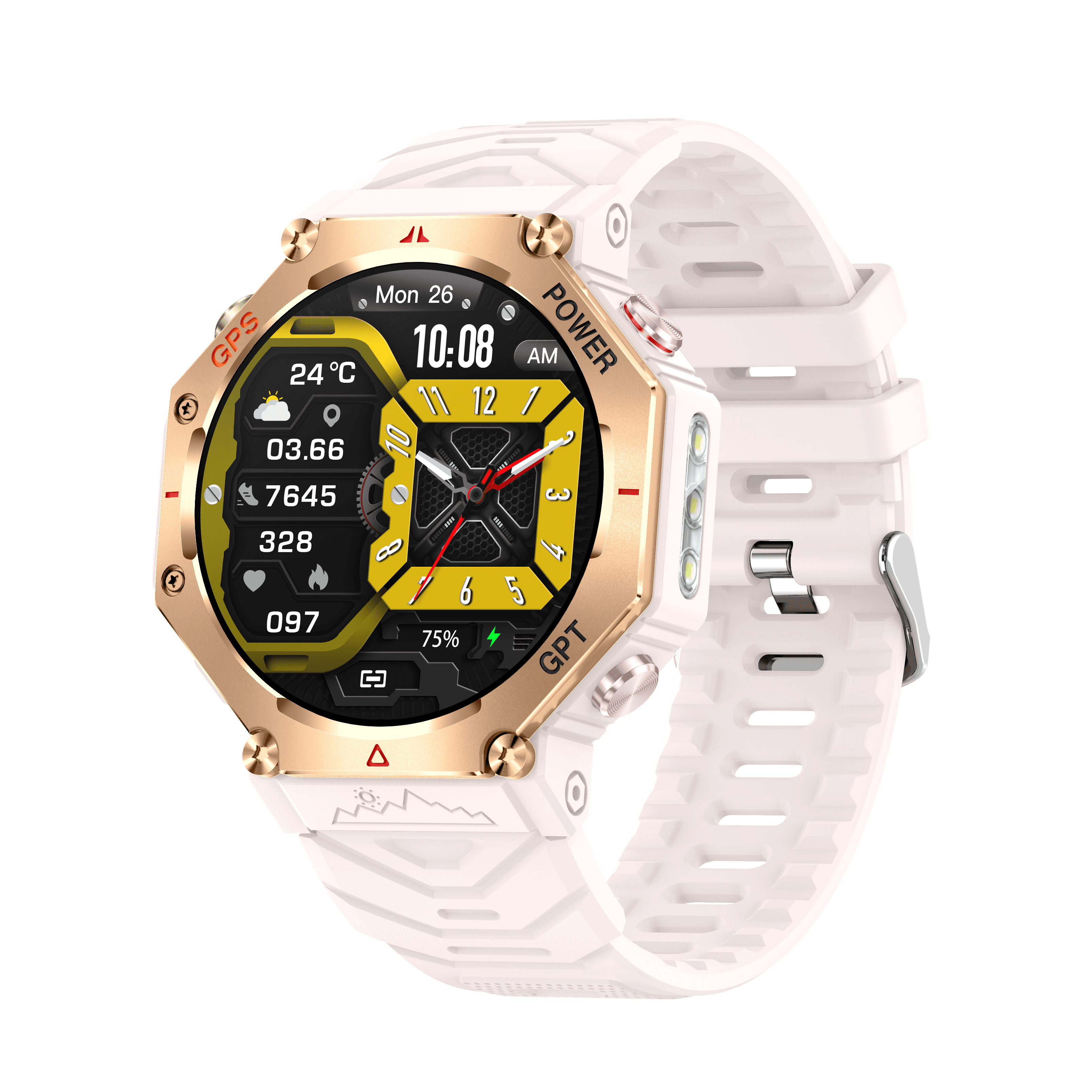 D191 GPS & Flashlight Smart Watch 4