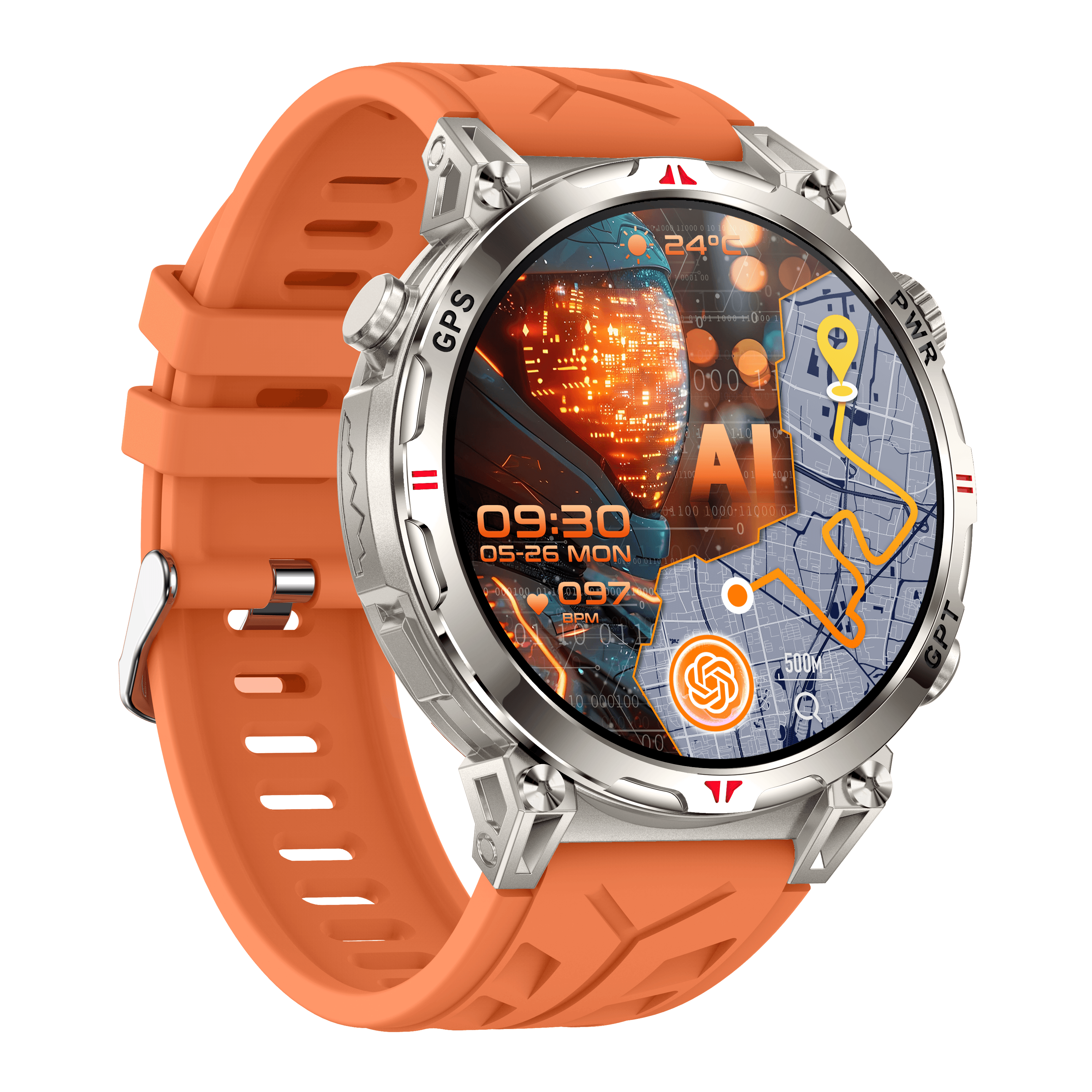 D193 GPS positioning Outdoor Smart Watch 4