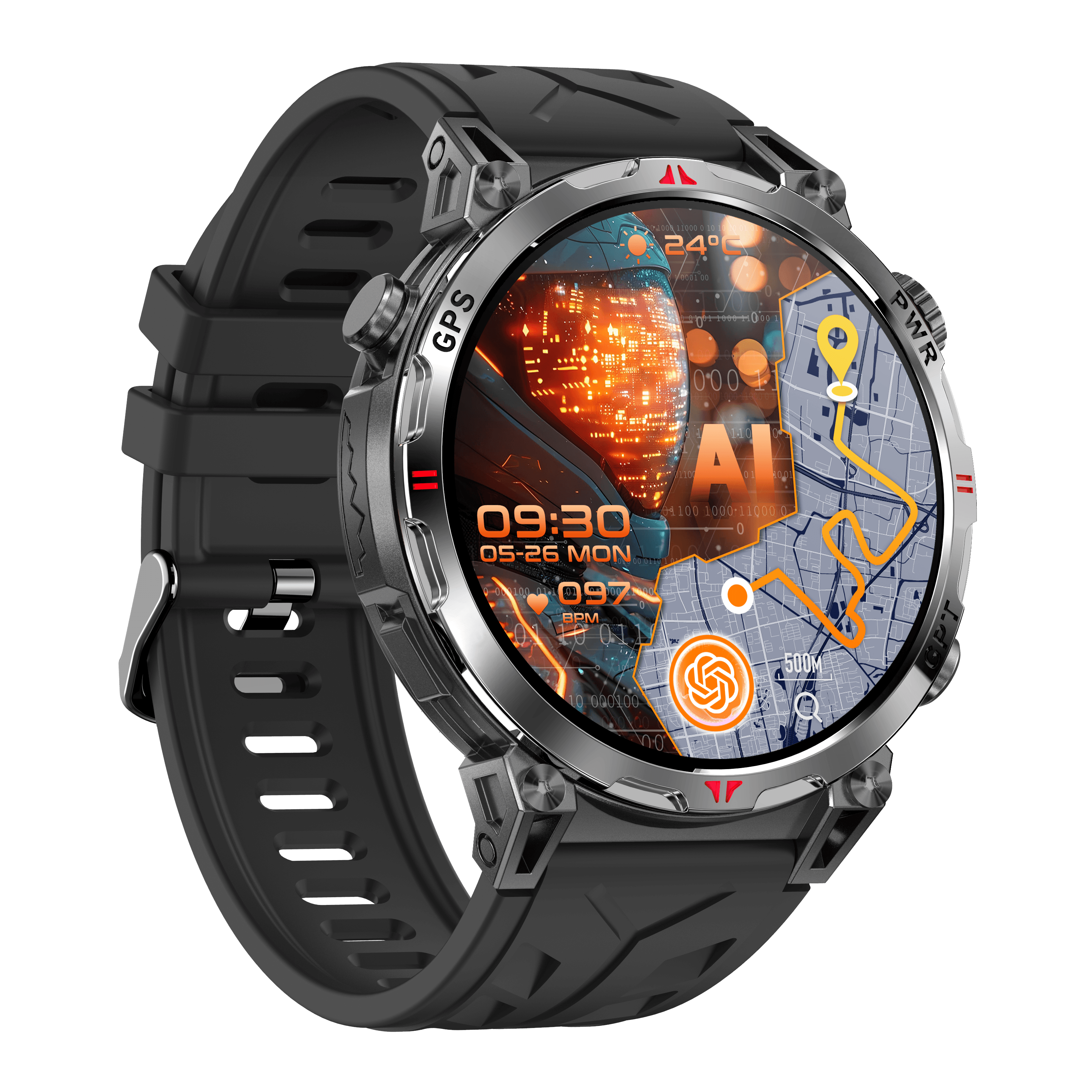 D193 GPS positioning Outdoor Smart Watch 3