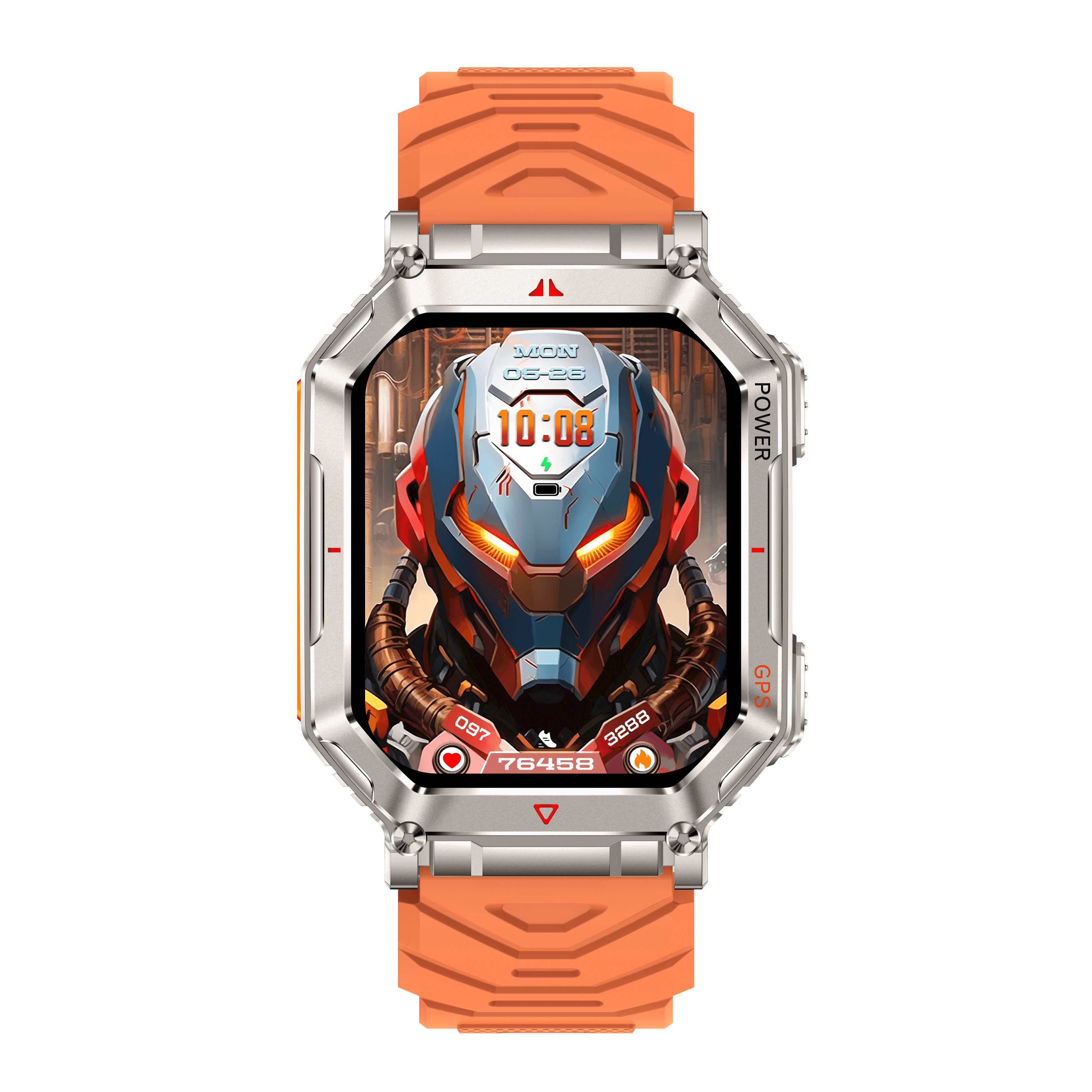 D192 GPS Outdoor Flashlight Smart Watch 6