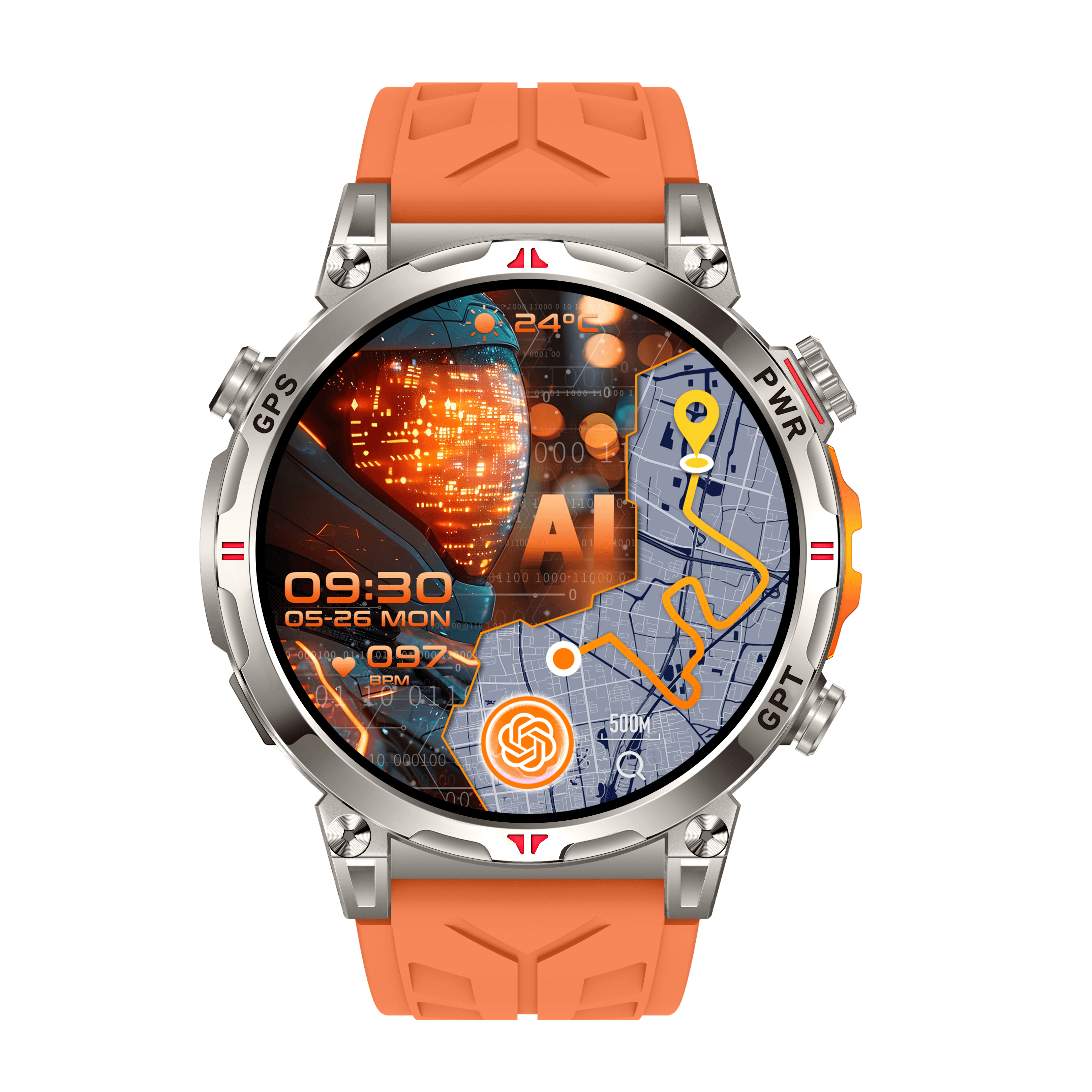 D193 GPS positioning Outdoor Smart Watch 6