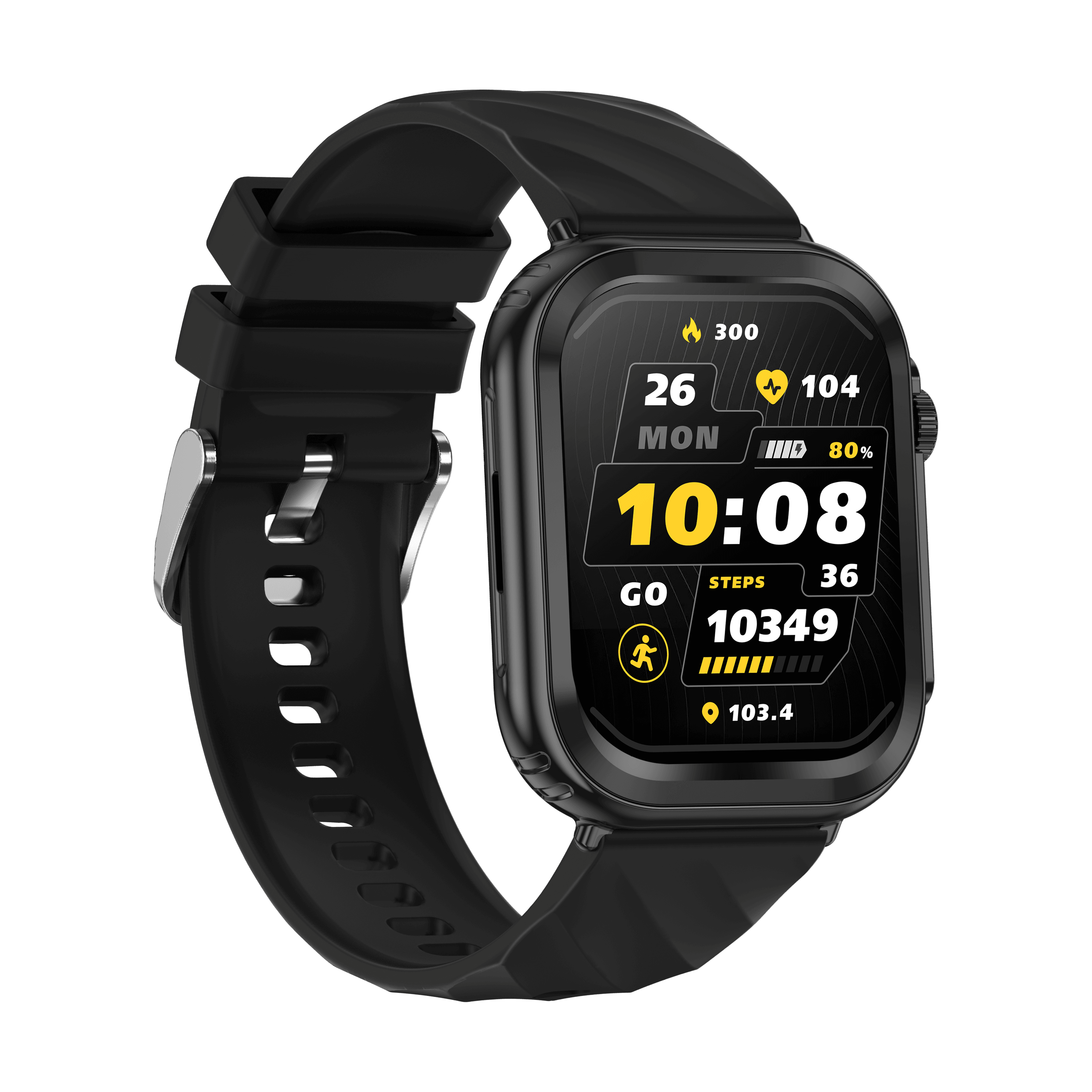 DLD D10 Large battery & Flashlight Smartwatch 6